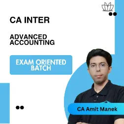 CA Inter Advanced Accounting - Exam Oriented Batch…